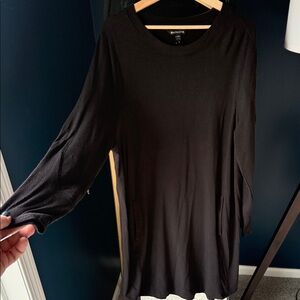 Athleta casual black dress with pockets